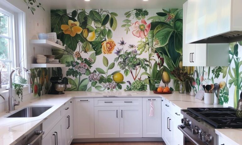 kitchen wallpaper ideas