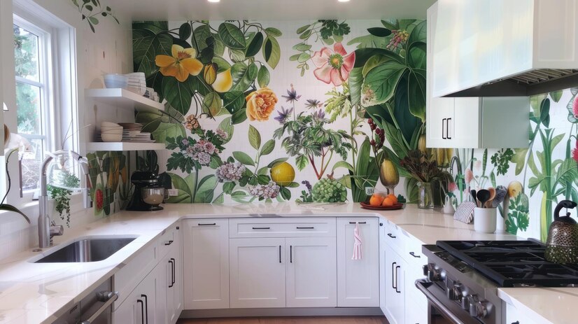 kitchen wallpaper ideas